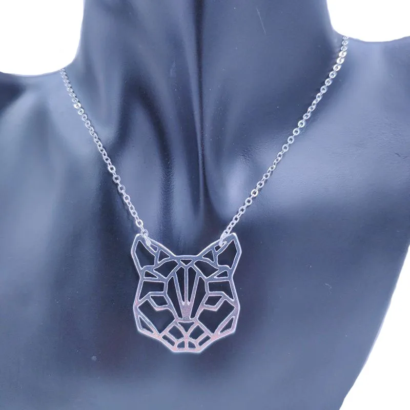 

2019 Cute Cat Animal Pendant Necklace Gold Silver Plated Jewelry For Women Male Female Persian Sphynx Siamese Punk Christmas