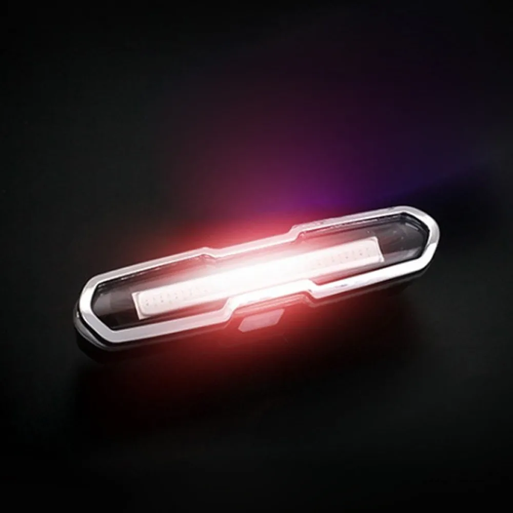 Top 5 Modes USB Rechargeable COB LED Bicycle Bike Cycling Front Rear Tail Light Lamp USB bike light rechargeable A70 7