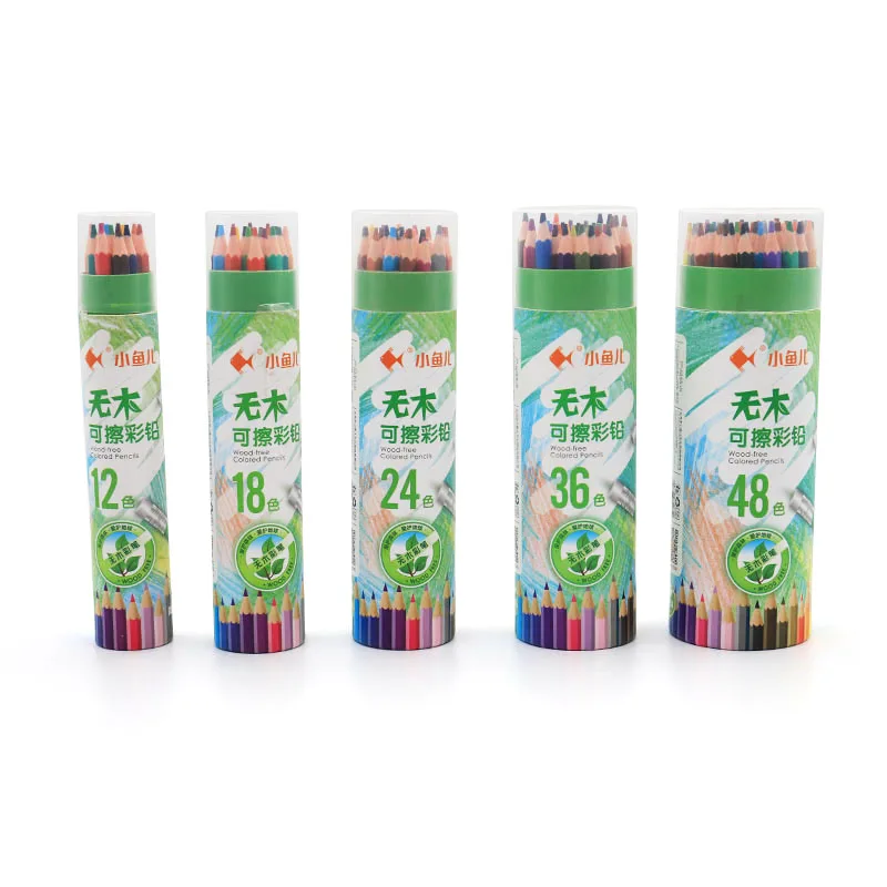

Pastille Colored Pencil Set 24/36/48/72 Colors Soluble Pencil For Drawing Painting Sketch Tin/Paper Box Art School Supplies