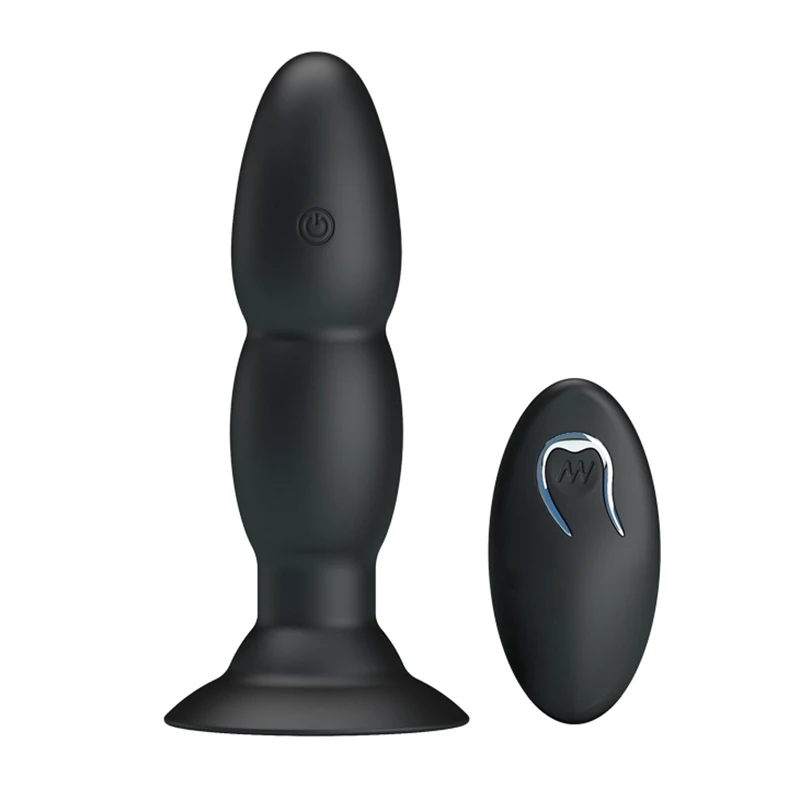 Adaner Дистанционное управление USB перезаряжаемые анальные шарики Вибратор