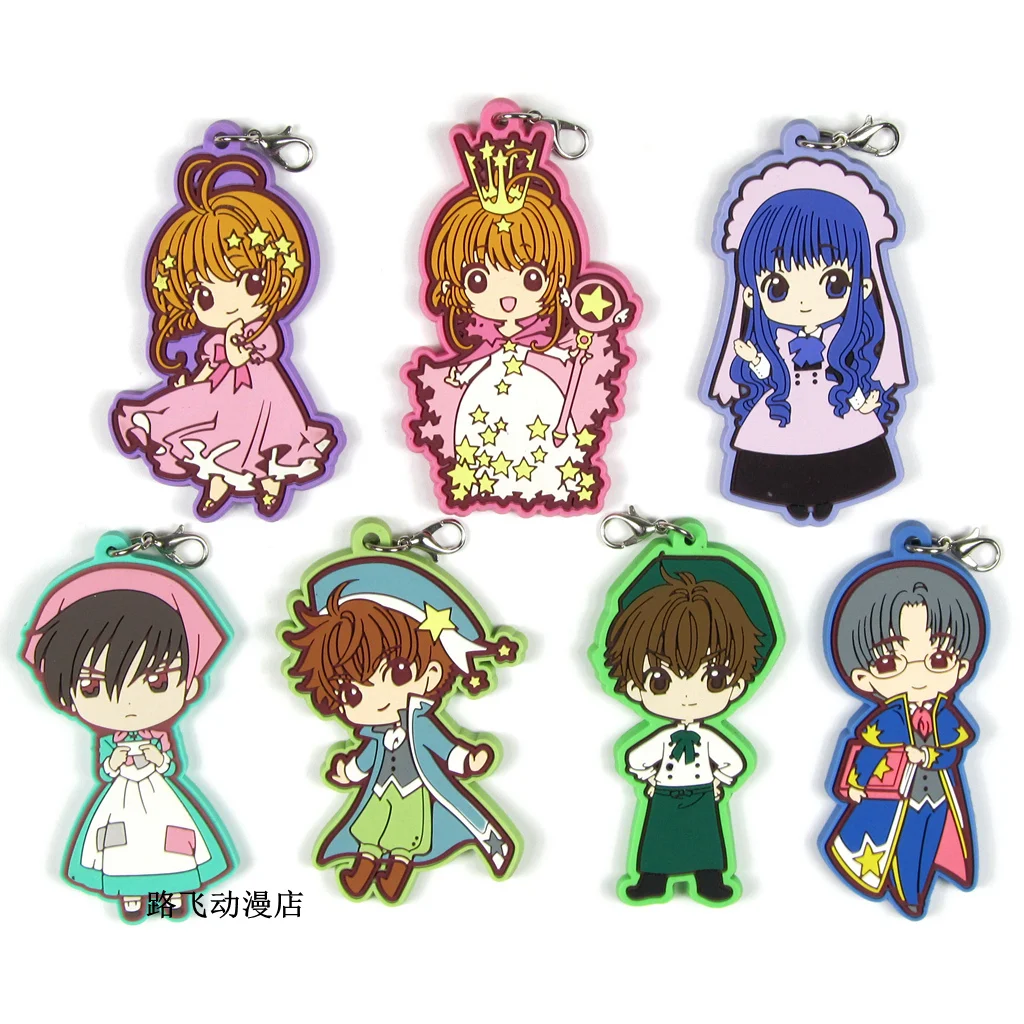 Экшн фигурка КИНОМОТО Сакура туя ли SYAORAN KINOMOTO Fujitaka аниме модель резиновый брелок