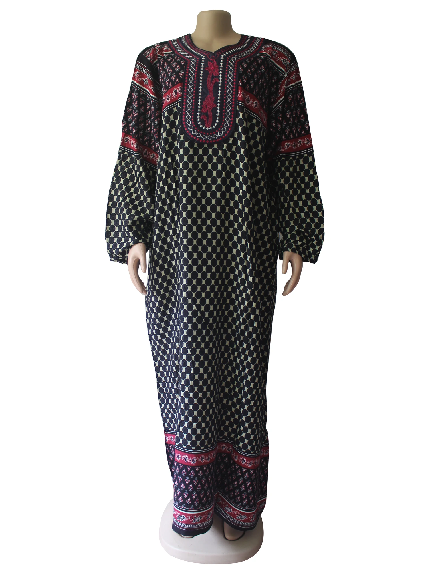 

African Dashiki New Dashiki Traditional Fashion Pattern Design Muslin Party Dress For Lady