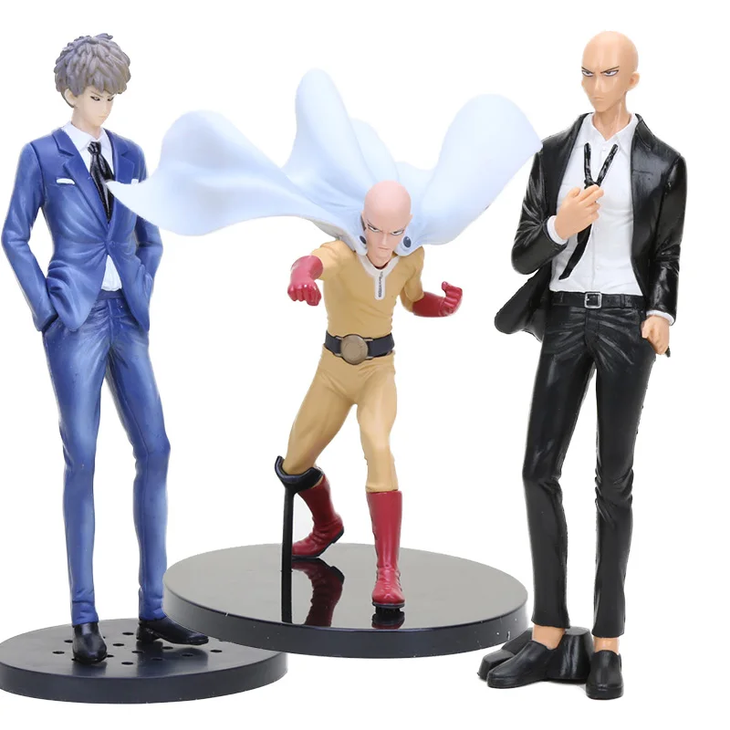Игрушка для косплея One Punch Man черный костюм ПВХ модель куклы игрушка ONE PUNCH MAN