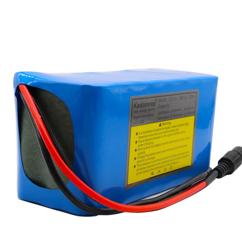 Высокая емкость 24 V 6Ah 7S3P 18650 литий-ионный аккумулятор 29,4 v 6000 mah Электрический велосипед мопед/литий-ионный аккумулятор+ зарядное устройство