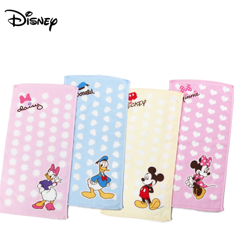 Детское Хлопковое полотенце Disney 25*50 см мягкое для мытья воды мультяшный Дональд