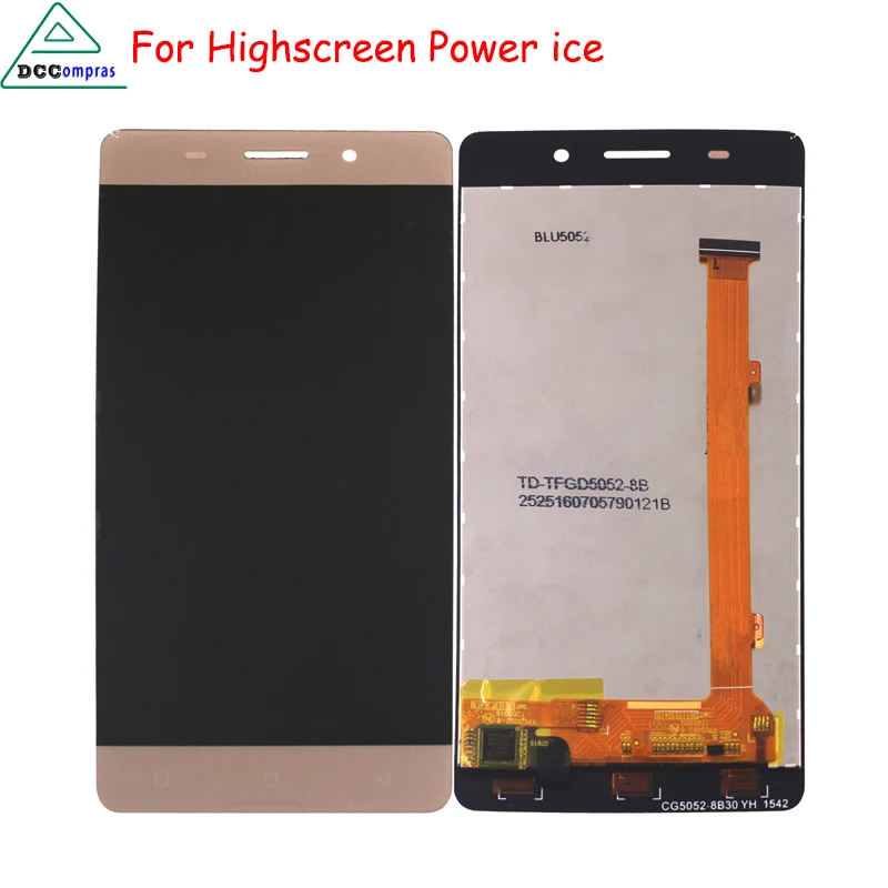 

LCD Display Touch Screen Digitizer Assembly For Highscreen Power Ice 100% Original Tested Lcd screen Display Free Shipping