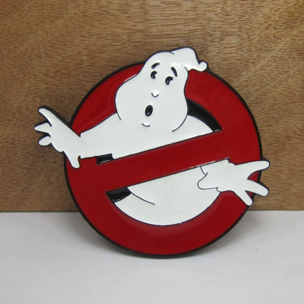 zinc alloy color enameled ghost belt buckle jeans gift