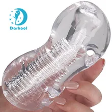 Transparents Soft Jelly Male Masturbation Pocket Baby Pussy, Male Sex Toys Adult Sex Products Male Masturbation Aid
