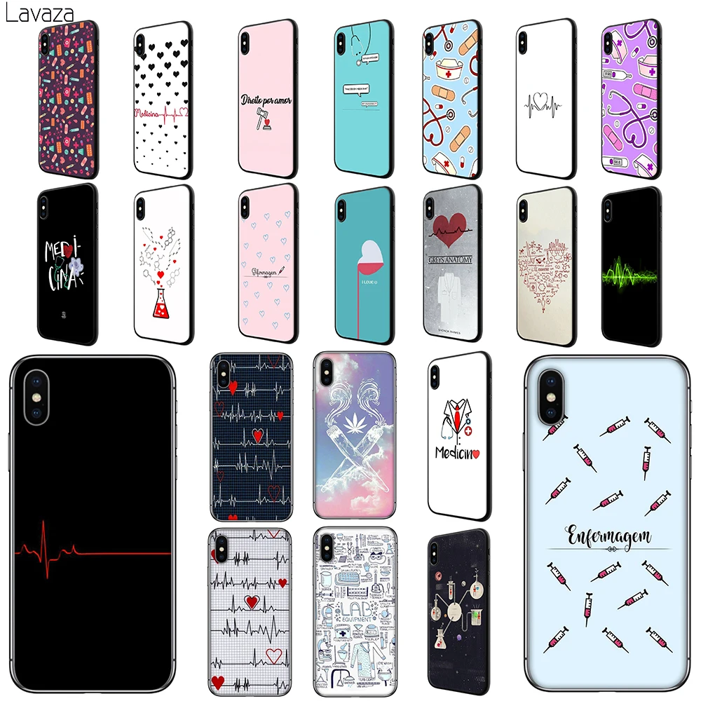 Lavaza Nurse Medical Medicine Soft TPU Case Cover for Apple iPhone 6 6S 7 8 Plus 5 5S SE X XS MAX XR Silicone Cases | Мобильные