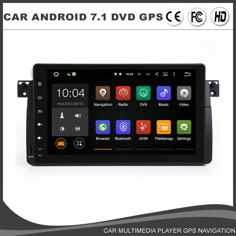 Top 9"Android 8.0 Car DVD GPS player For BMW E46 M3 Radio SD Octa Core 4G RAM 32G ROM DAB DVR Mirror Link GPS USB MAP BluetoothSD 0