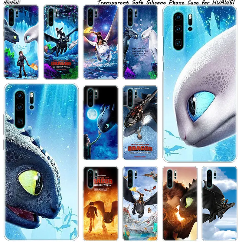 

Hot How to Train your Dragon Soft Silicone Phone Case for Huawei P30 P20 Pro P10 P9 P8 Lite 2017 P Smart Z Plus 2019 NOVA 3 3i