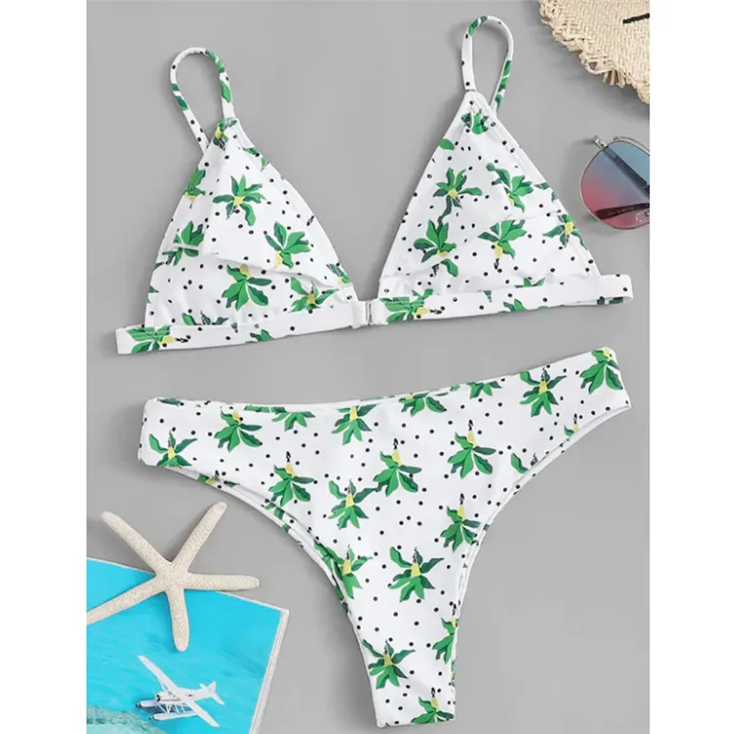 Print Lingerie Femme Padded Sexy Underwear Bra Suit Bodycon Swimwear Bras For Women Summer Bralette Encaje Mujer 40MAY202