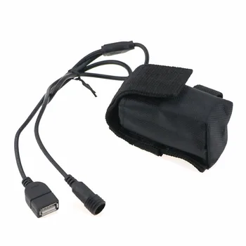 

2in1 8.4V DC+USB Connector Replacement 18650 Battery 6400mAh 4x18650 Rechargeable Li-ion Battery Pack For Led Bike Light