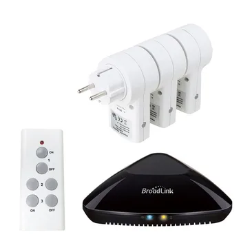 

Universal Smart Socket EU Plug Outlet RF 433.92mhz Learning Code Wireless Remote Control Compatible Broadlink rm pro+ For TV