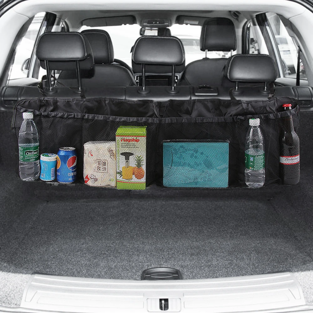Portable Auto Car Organizer Trunk Rear Back Seat Storage Mesh Pocket Net A2Z4 