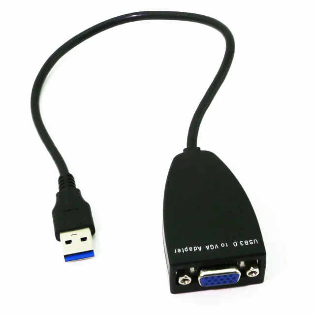 Best Price USB3.0 to VGA Video Graphic Card Display External Cable Adapter F Windows 7/8 Best Price USB3.0 to VGA Video Graphic Card Display External Cable Adapter F Windows 7/8
