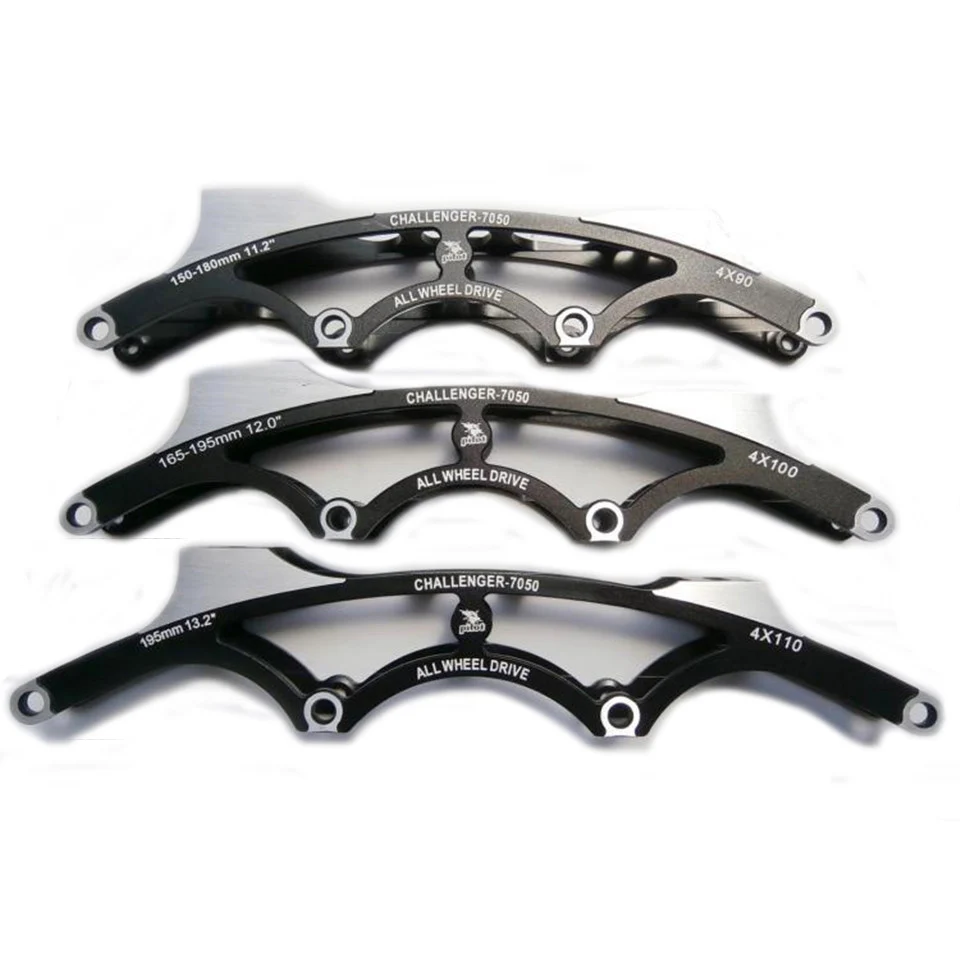 

JEERKOOL Roller Skates Inline Speed Slalom Skating Frame 4*90/100/110mm Wheel 150-195mm Mounting Distance Aluminium Alloy DJ27