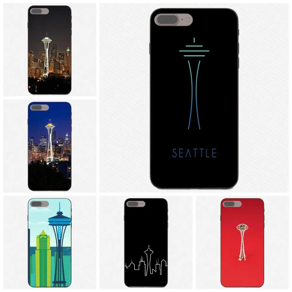Вертикальный чехол для телефона Seattle Space Needle Xiaomi Redmi Note 2 3 4 4A 4X 5 5A 6 6A Plus Pro S2