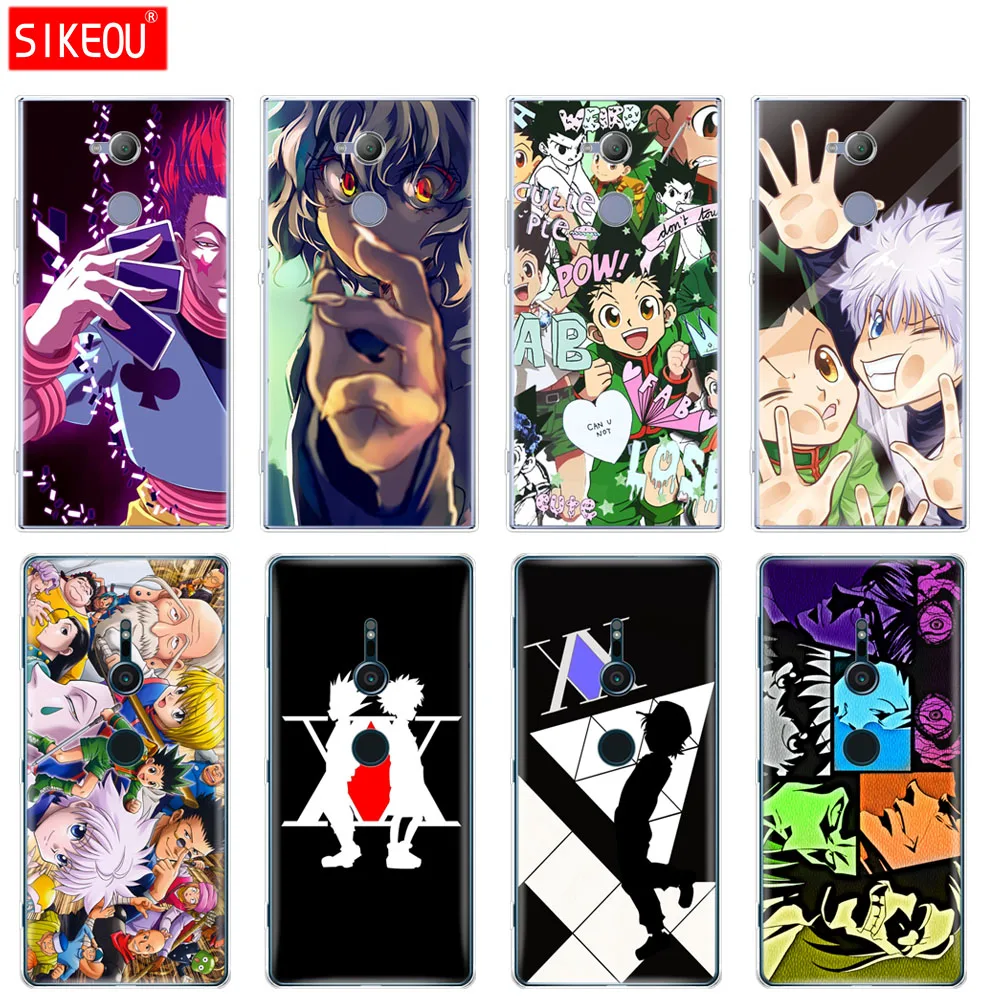 

silicone Cover phone Case for sony xperia XA1 XA2 ULTRA PLUS L1 L2 XZ1 XZ2 compact XZ PREMIUM Hunter X Hunter Anime