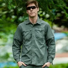 Летняя уличная тактическая рубашка в стиле милитари для мужчин дышащая быстросохнущая армейская рубашка с длинным рукавом бренд полиции США рип-стоп повседневные рубашки