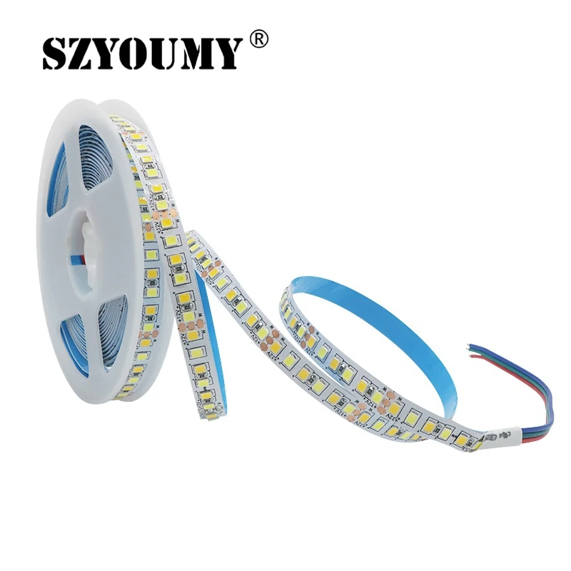 Двухцветная светодиодная лента SZYOUMY 5 м осветительная полоса CCT 2835 SMD с