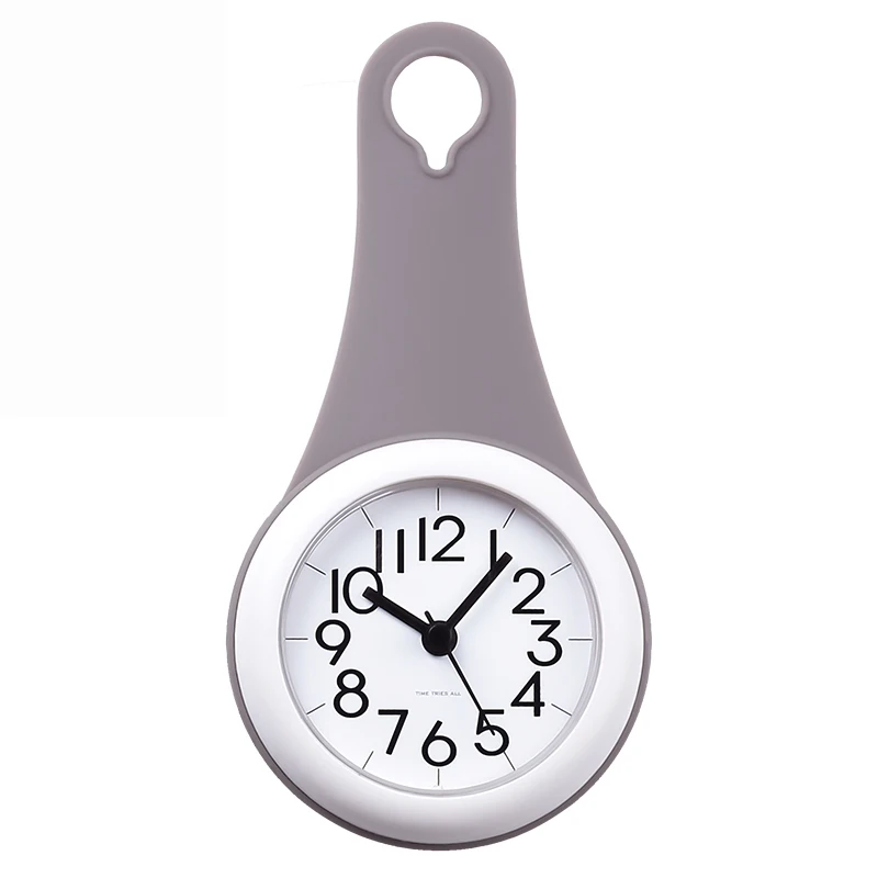 Bathroom Waterproof Wall Clocks in Shower Room Silient Clocks Kitchen