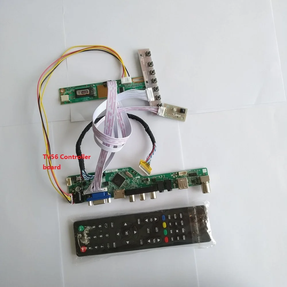Для LP154WE2-TLA8 цифровой сигнал 30pin USB плата драйвера модуля контроллер VGA AV tv HDMI 1 лампы 15," 1680X1050