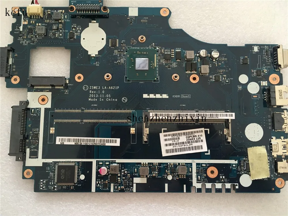 

For Acer Aspire E1-510 Laptop motherboard Z5WE3 LA-A621P NBC3A11001 mainboard DDR3 test good