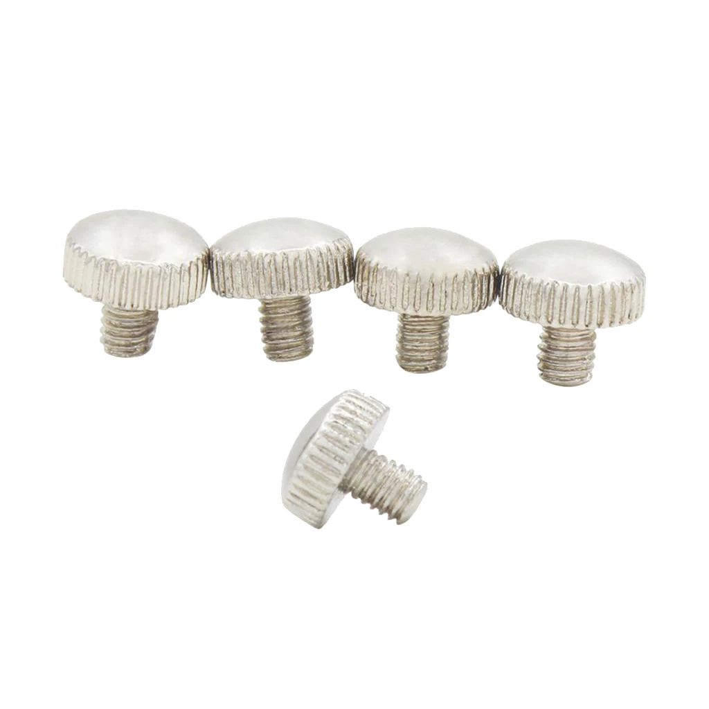 5 Pieces Trumpet Replacement Slide Finger Ring Screws Brass Instrument Accessory