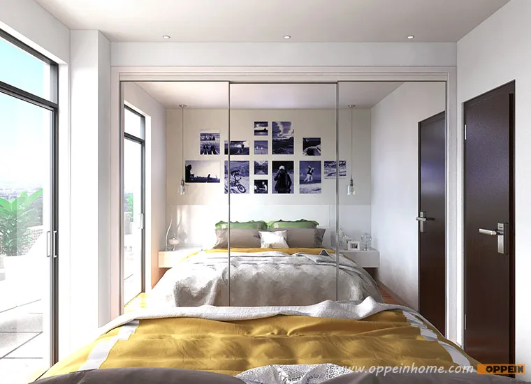 Canton Fair Built-ins Custom Design Modern Wooden bedroom furniture set