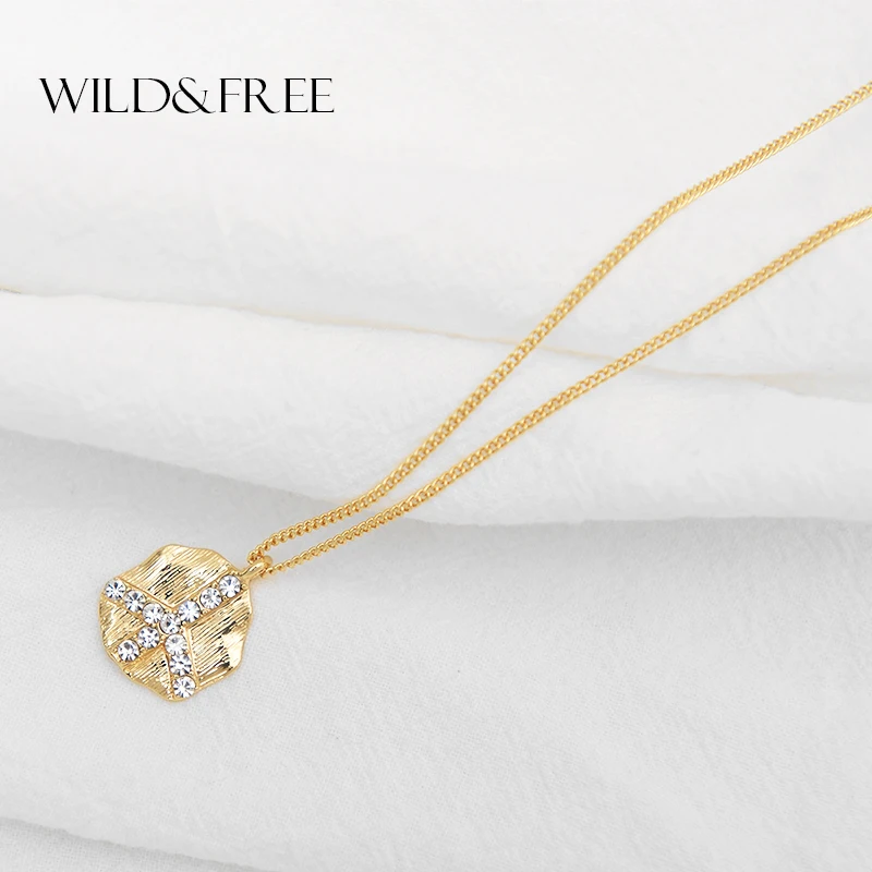 Necklace,Voberry Women Love Multilayer Irregular Pendant Chain Statement Necklace