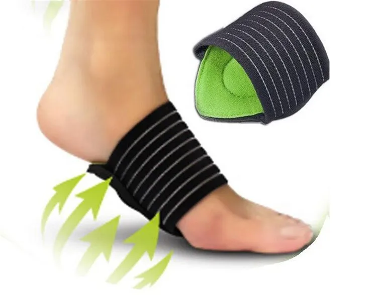 1pair New Flat Foot Insoles Feet Cushion Arch Support Pain Relief Plantar Fasciitis Heel All day