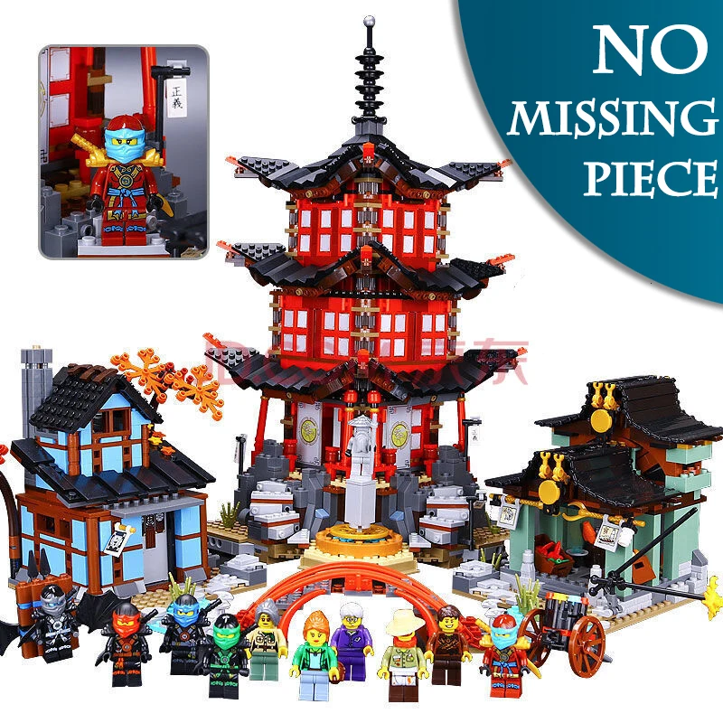 

Finger Rock 06022 2150pcs Ninja Temple Building Blocks Bricks Toys Children Model Gifts Compatible With LegoINGlys NinjagoINGly