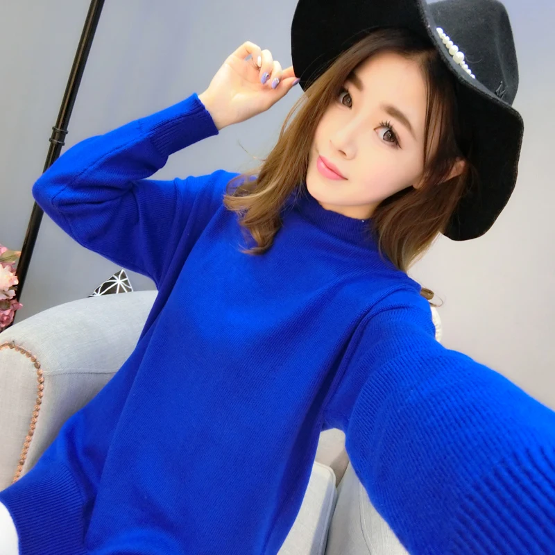Fashion Turtleneck Winter Knitted Cashmere Sweater Women Long Sleeve Loose Wool Pullover Female Soft Autumn Casual Jumper D203 Fashion Turtleneck Winter Knitted Cashmere Sweater Women Long Sleeve Loose Wool Pullover Female Soft Autumn Casual Jumper D203