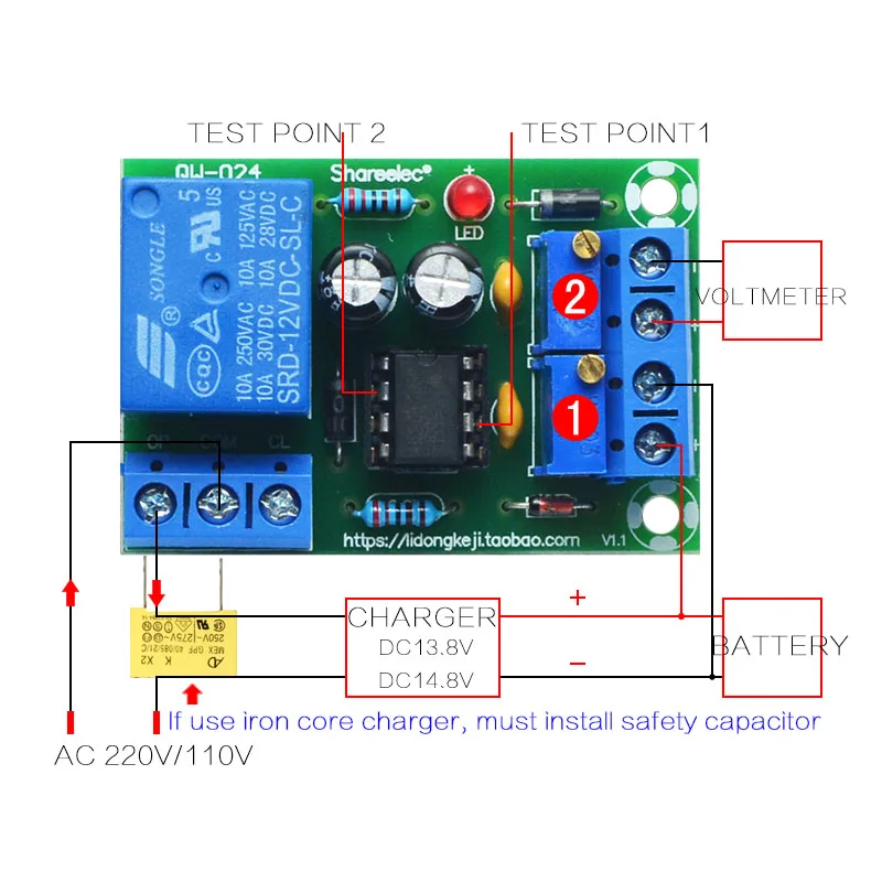 Смарт контроллер CIRMECH для аккумулятора 12 В|controller control|controle smartcontroller 12v |