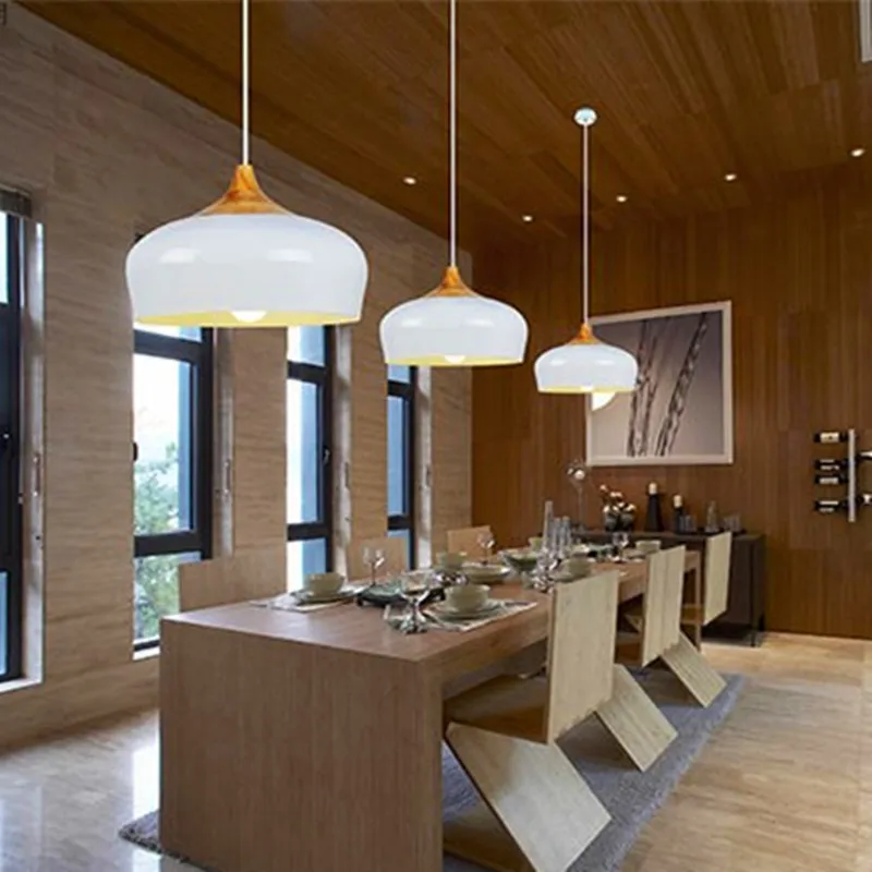 Белый подвесной светильник, винтажный промышленный светильник, кухонный светильник, современный светодиодный потолочный светильник для гостиной, кухни, антикварная Подвесная лампа