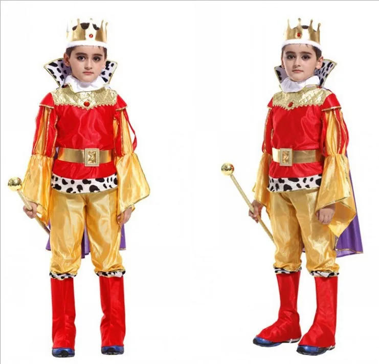 

2019 New Kids Carnival Clothing Halloween Children's Costume Boy Prince Cosplay Costume Party Role Play Costu Prince's Costumes