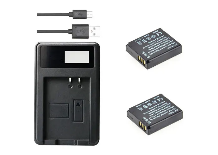 

2X CGA-S005E S005E S005 DMW-BCC12 DB-60 DB-65 BP-DC4 NP70 Battery+USB Charger for Panasonic Lumix DMC-FX9 FX10 FX50 FX100 FX150