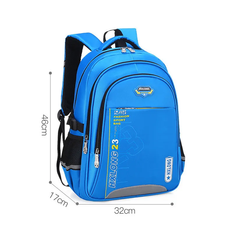 sky blue big Школьные ранцы для мальчиков и девочек Водонепроницаемые рюкзаки детская раскраска сумка Детская плечевая сумка ранец, рюкзак Mochila Escolar школьная сумка - Цвет: sky blue big