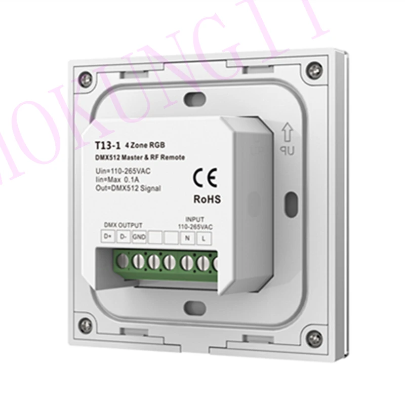 85 265VAC 4 зоны 2 4G RGB сенсорная панель дистанционного управления T13 1 DMX512 главное