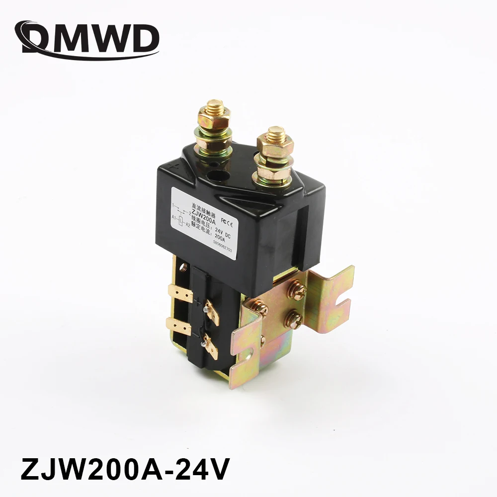 Comprar SW180 NO (normalmente abierto) estilo 12 V 24 V 36 V 48 V 60 V 72 v 200A DC Contactor ZJW200A para manejo de carretilla elevadora coche del wehicle winch