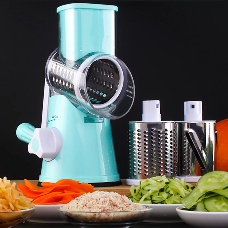Stainless Steel Blades Round Vegetable Cutter/Potato Julienne Carrot Grater Cheese Slicer Kitchen Tool angle-cutter : image Stainless Steel Blades Round Vegetable Cutter/Potato Julienne Carrot Grater Cheese Slicer Kitchen Tool angle-cutter