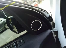 

Lapetus Side Stereo Audio Speaker Decorative Circle Ring Cover Trim For Land Rover Discovery Sport 2015 - 2019 ABS