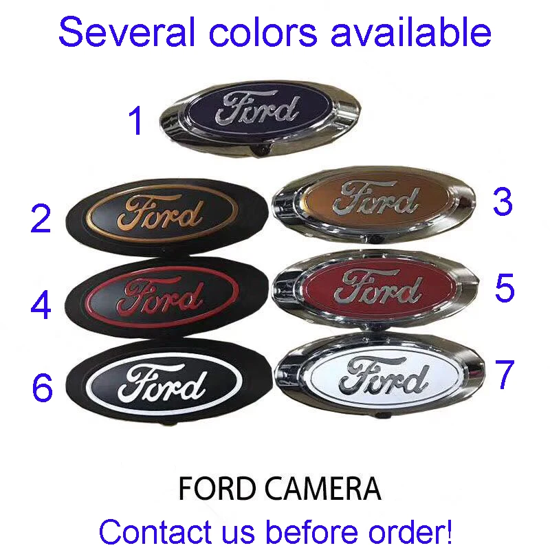 Новое поступление Водонепроницаемый заднего вида Камера несколько цвета на выбор заднего хода автомобиля с логотипом на спине Камера специально для Ford Ranger
