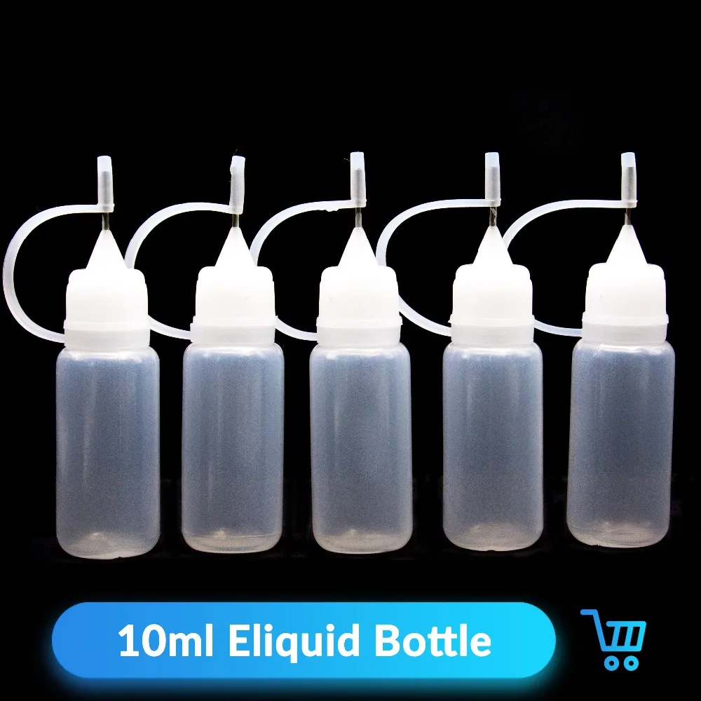 

Quartz Banger 5pcs 10ml Empty E Liquid Bottle Plastic Dropper Bottle Vape Juice for DIY Tools Electronic Cigarettes Accessories