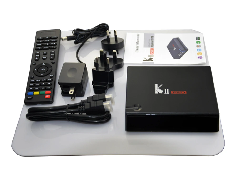 KII PRO DVB-S2 DVB-T2 S905d Android 7,1 ТВ приставка четырехъядерный 2 Гб 16 Гб K2 pro DVB T2 S2 4K медиаплеер Двойной Wi-Fi Поддержка CAM Clines