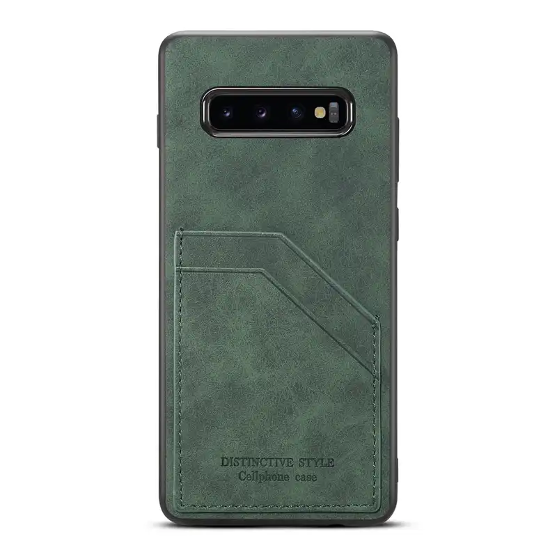 Чехол с карманом для карт Samsung Galaxy S10 S10e plus Винтажный чехол телефона из