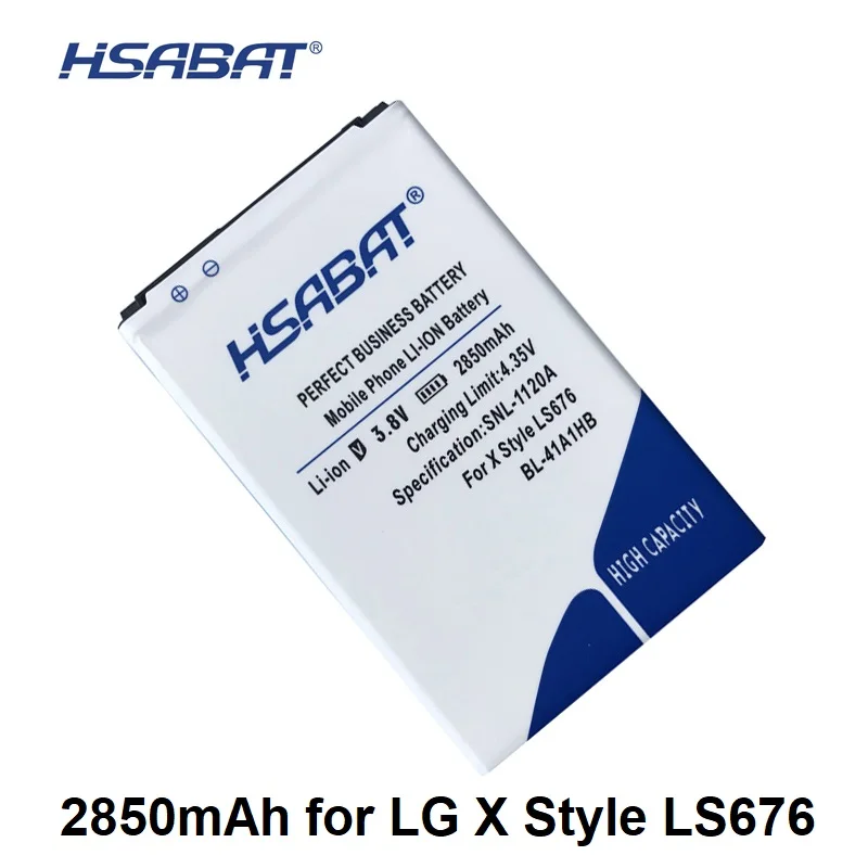 

HSABAT BL-41A1HB 2850mAh BATTERY for LG X Style Tribute HD Boost Mobile X Style LS676 L56VL