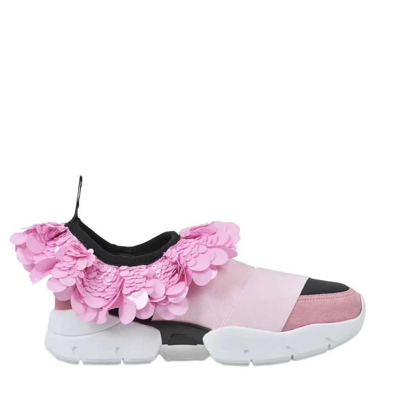 

Hot Spring Autumn Shoes Woman Mixed Colors Casaul Slip On Flats Shallow Ruffles Design Woman Cozy Sneakers Mujer Shoes Flats