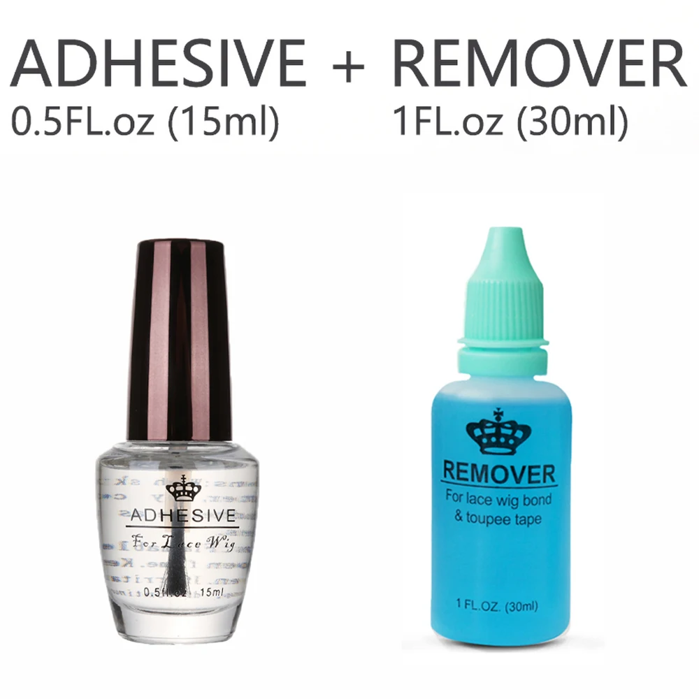 

Hot Sale Waterproof Professional Hair Glue Adhesive For Lace Wig Adhesive Glue By Walker Tape 0.5 OZ With Glue Remover